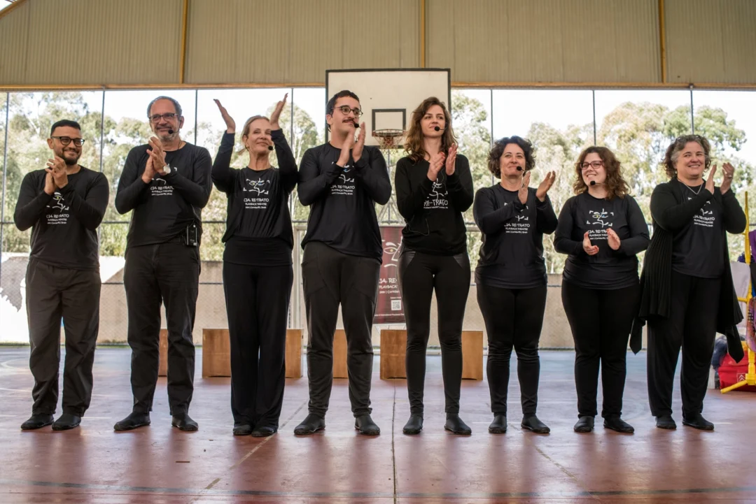 Imagem de destaque - Companhia apresenta espetáculo aberto de Teatro Playback em Curitiba no ano em que modalidade completa meio século