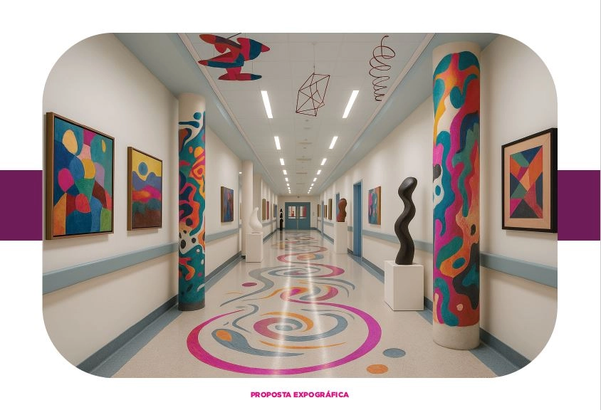 Imagem de destaque - Projeto transforma Hospital Erasto Gaertner em galeria de arte com exposições e atividades culturais