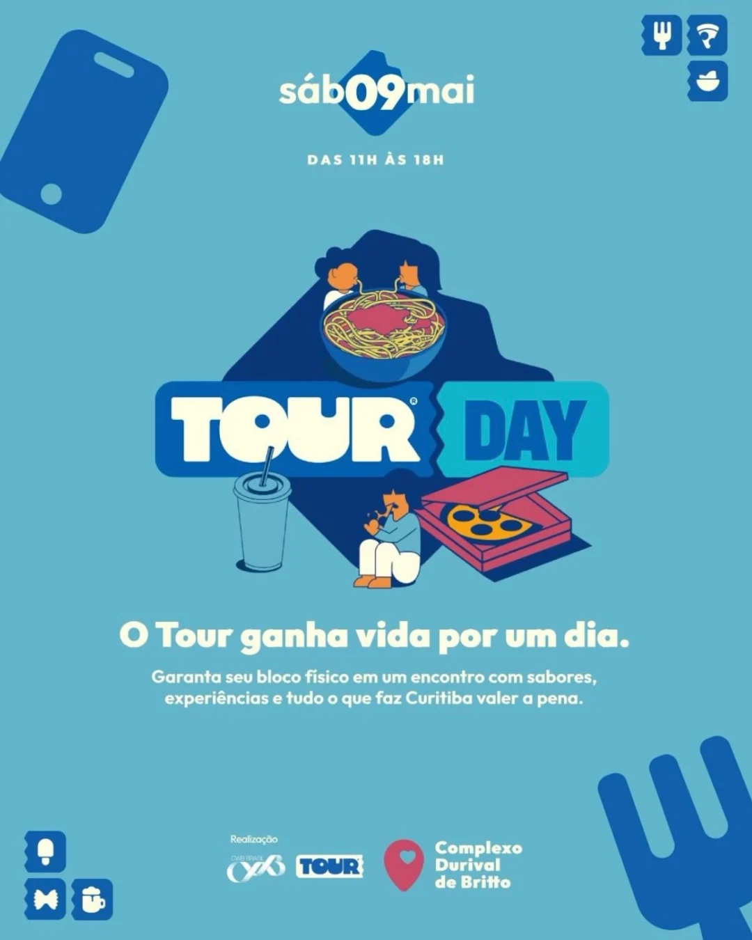 Imagem de destaque - Curitiba terá evento gastronômico neste sábado (9), com realização de CWB Brasil e O Que Fazer Curitiba