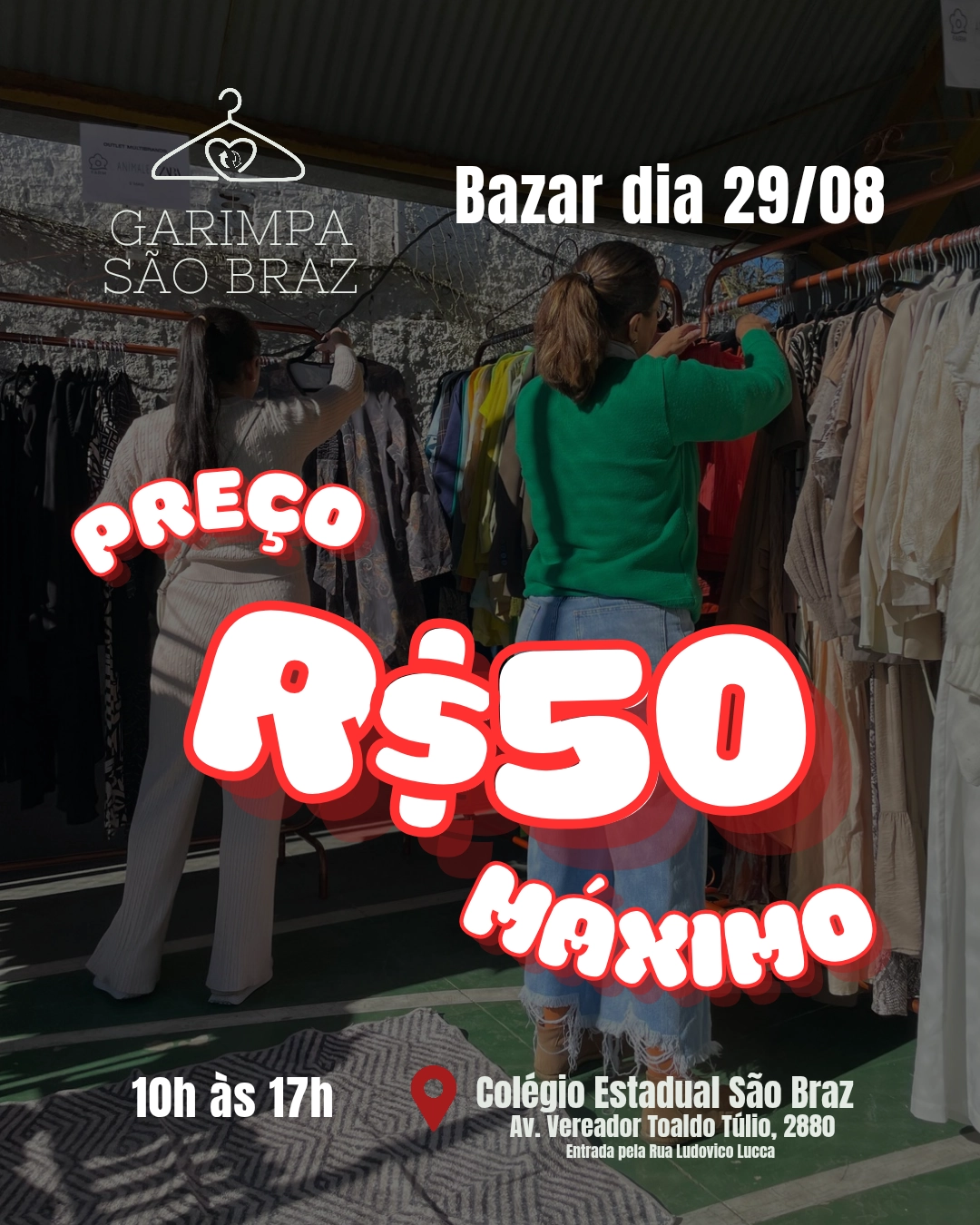 Imagem de destaque - Garimpa São Braz promove edição especial com peças até R$ 50