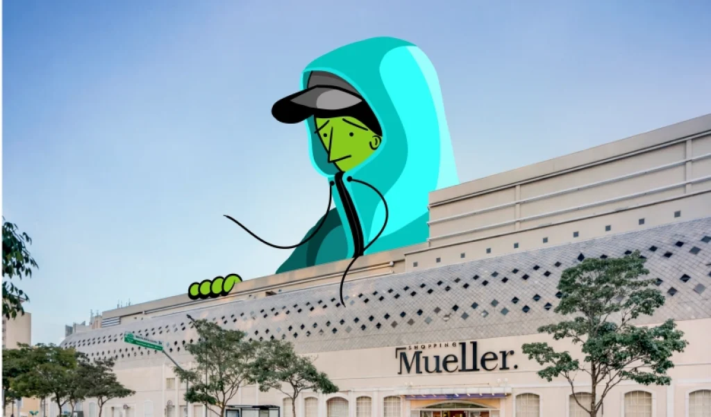 Imagem de destaque - Curitiba 333 anos: Shopping Mueller convida público para pintar mural gigante com artista urbano