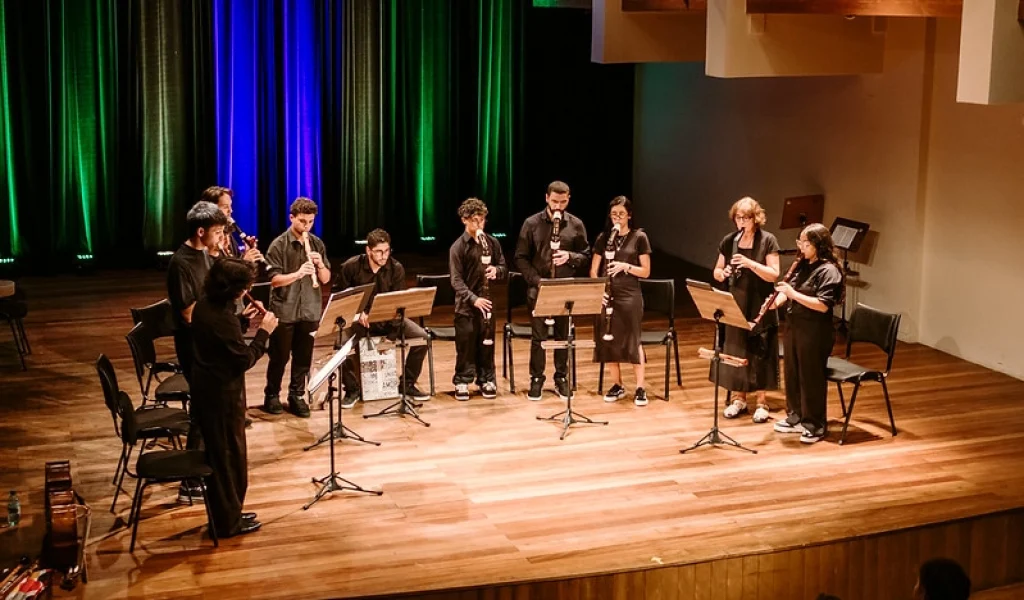 Imagem de destaque - Jovens de Almirante Tamandaré do Ensemble Simul apresentam “Café Concerto” com viagem musical da Idade Média ao contemporâneo
