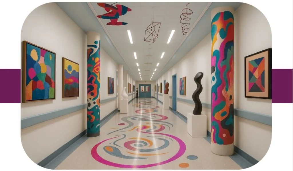 Imagem de destaque - Projeto transforma Hospital Erasto Gaertner em galeria de arte com exposições e atividades culturais