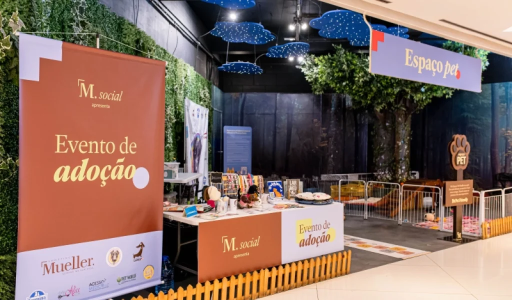 Imagem de destaque - Evento de adoção no Shopping Mueller busca novos lares para cães e gatos resgatados